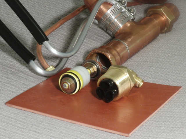 Disassembled valve